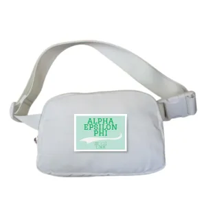 AEPhi - Sorority Belt Bag w/ Collegiate Patch