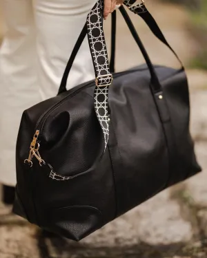 Alexis Weekender Travel Bag Black Ezra Alexis Weekender Travel Bag Black Ezra
