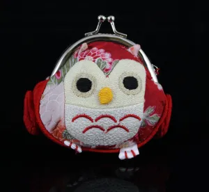APRIQUE OWL Kimono Style coin purse