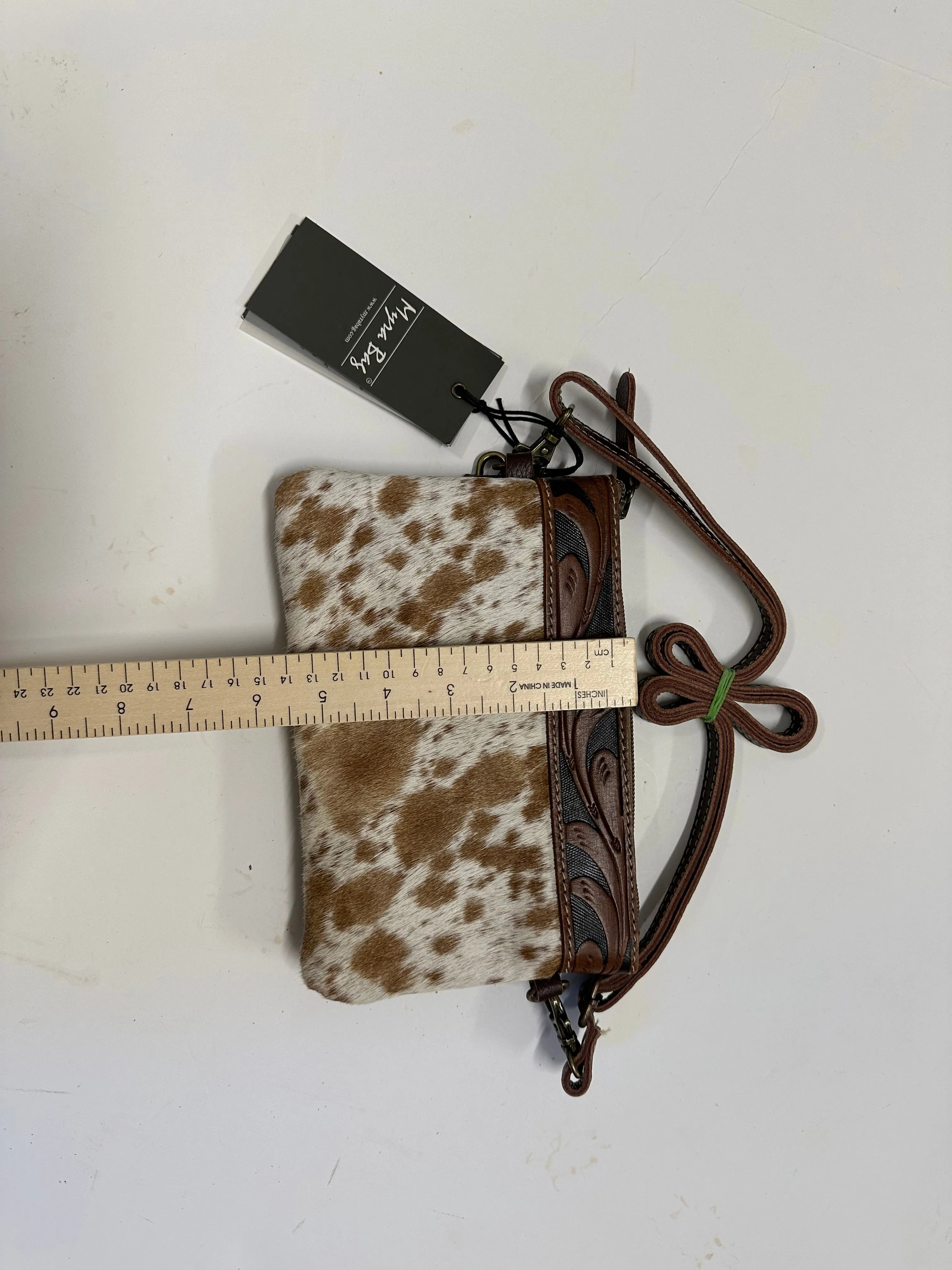 Myra small cowhide belt bag wristlet